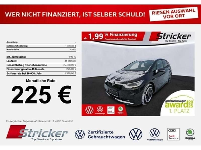 Mangangrau metallic (metallic) Gebraucht 2020 VW ID.3 Style Kleinwagen | 18.950 € (Guter Preis) - Bild 1/4