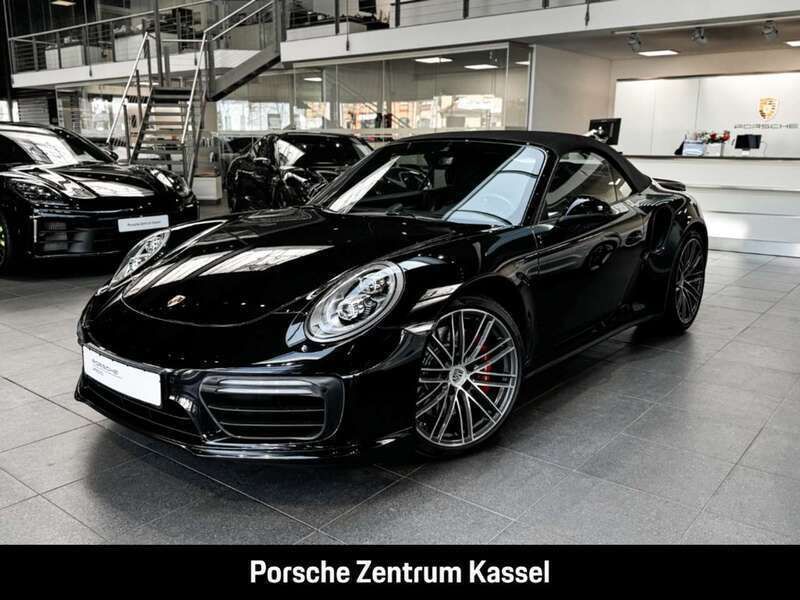Tiefschwarzmetallic Gebraucht 2017 Porsche 911 Turbo Cabriolet Cabrio | 132.900 € (Fairer Preis) - Bild 1/4