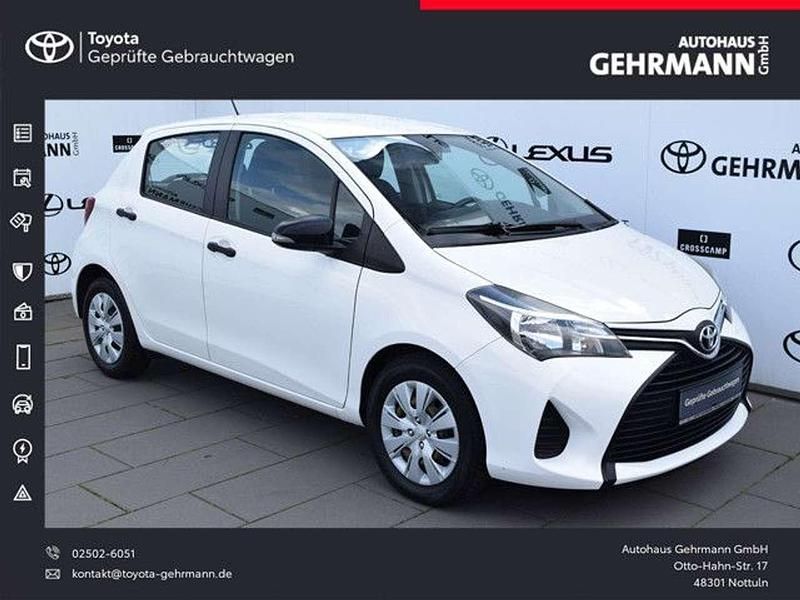 Weiß Gebraucht 2016 Toyota Yaris Cool Kleinwagen | 8.990 € (Fairer Preis) - Bild 1/4
