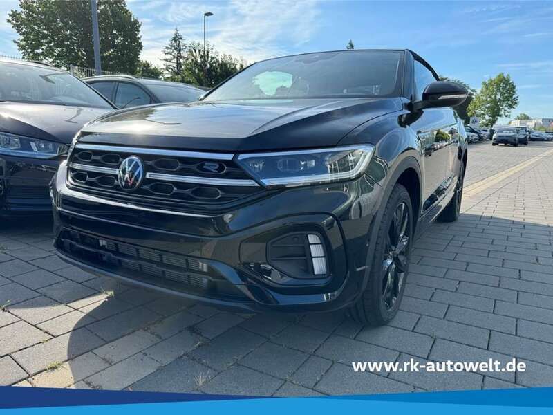 Deep black perleffekt Gebraucht 2023 VW T-Roc Cabriolet R-line Cabrio | 40.998 € - Bild 1/4