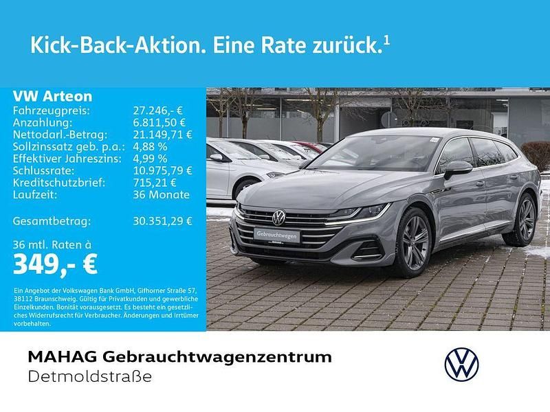 Gebraucht VW Arteon R-line 190 PS (139 kW) 2022 Mondsteingrau Kombi
