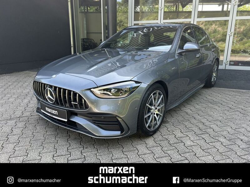 Lack selenitgrau Gebraucht 2024 Mercedes C43 AMG Premium Plus Limousine | 58.780 € (Fairer Preis) - Bild 1/4
