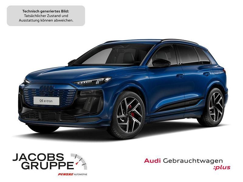 Ascariblau metallic Gebraucht 2025 Audi Q6 e-tron Ambiente SUV | 70.380 € (Superpreis) - Bild 1/4