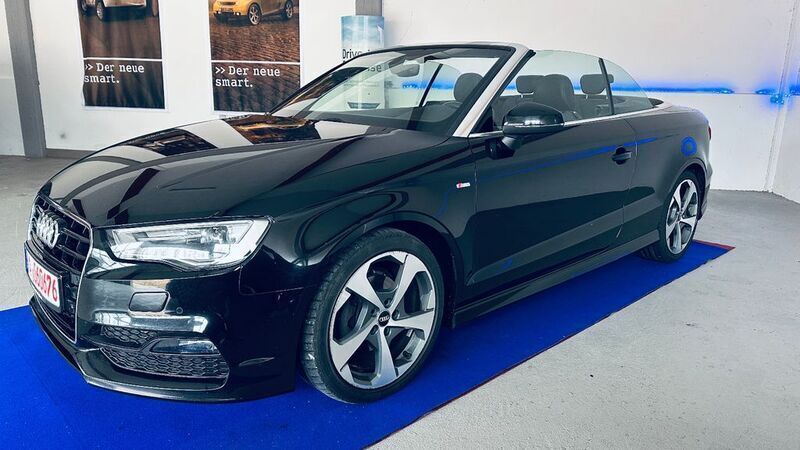 Schwarz Gebraucht 2015 Audi A3 Cabriolet S-Line Cabrio | 15.500 € (Fairer Preis) - Bild 1/4