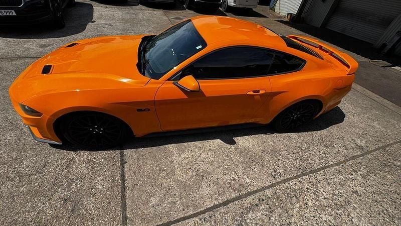 Gebraucht Ford Mustang GT 450 PS (330 kW) 2019 Orange Coupé