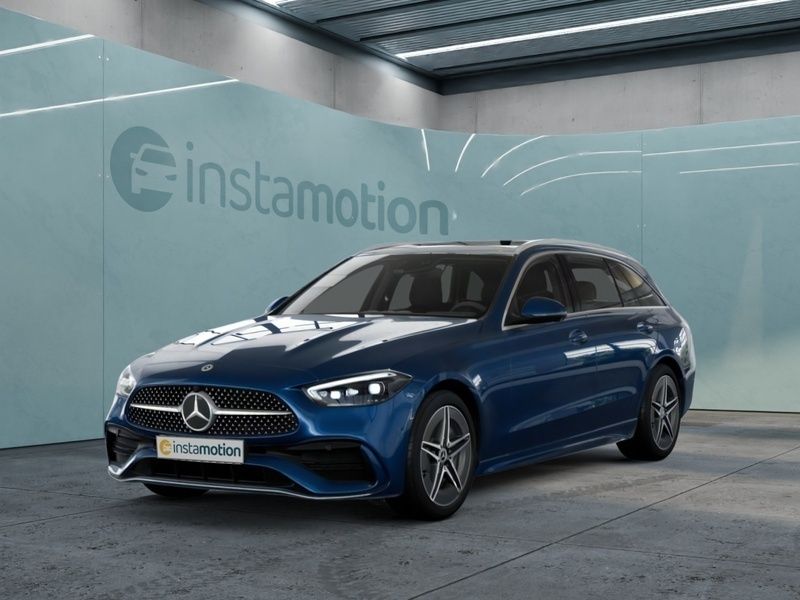 Gebraucht Mercedes C300e 204 PS (150 kW) 2022 Blau Kombi