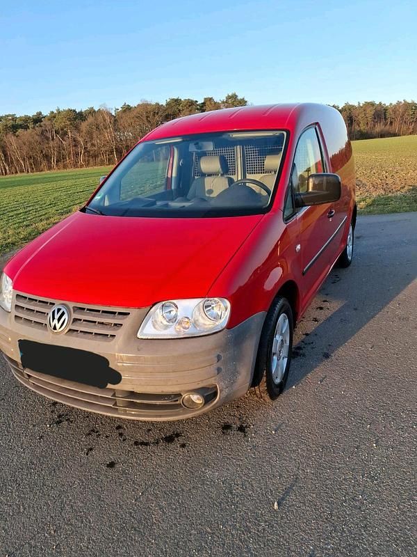 Gebraucht VW Caddy 75 PS (55 kW) 2009 Rot Van / Kleinbus