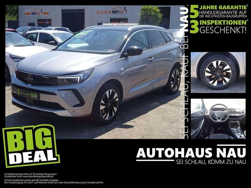 Quarz silber Gebraucht 2022 Opel Grandland X Ultimate SUV | 22.490 € (Fairer Preis) - Bild 1/4