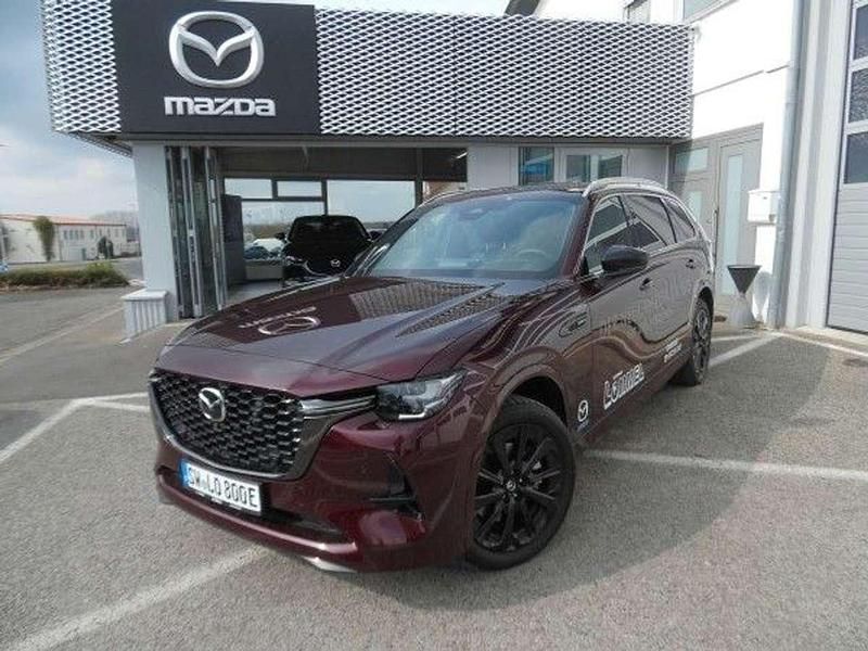 Rot Gebraucht 2024 Mazda CX-80 Homura-Line SUV | 53.900 € (Fairer Preis) - Bild 1/4