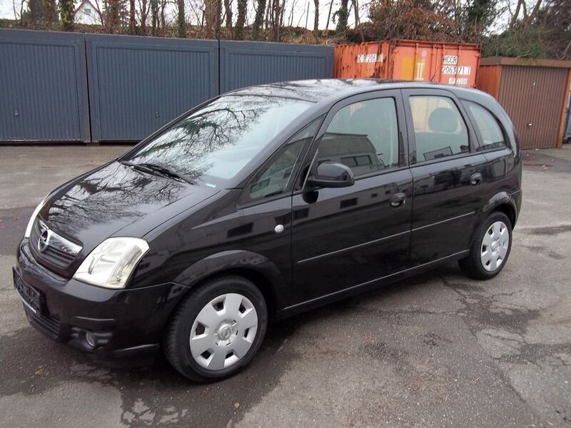 Schwarz Gebraucht 2008 Opel Meriva Edition Van / Kleinbus | 3.450 € (Etwas zu teuer) - Bild 1/4