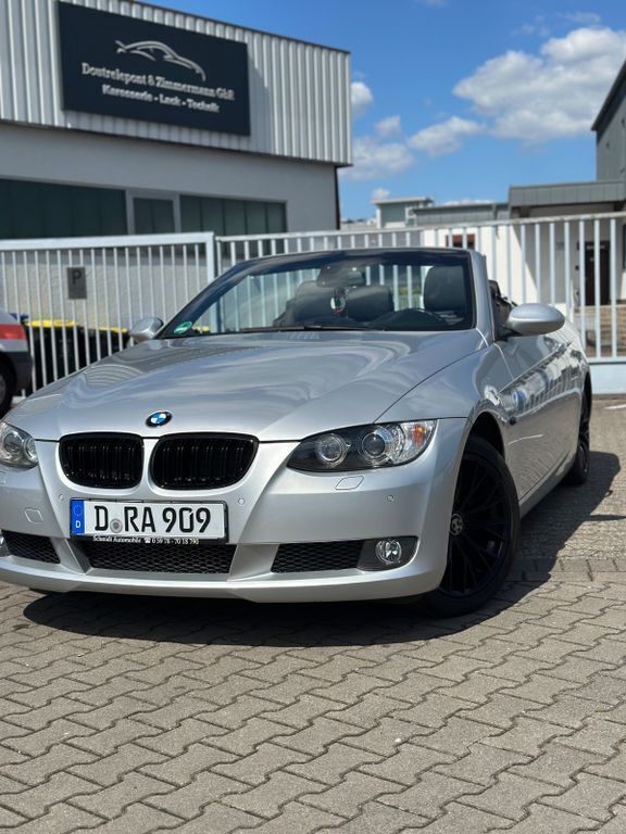 Silber Gebraucht 2009 BMW 320 Cabriolet Sport Line Cabrio | 10.900 € (Guter Preis) - Bild 1/4