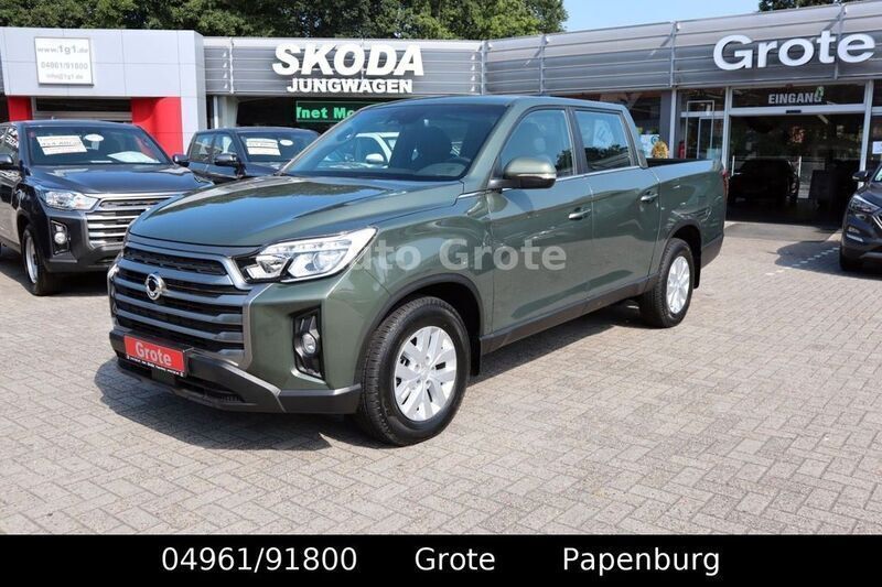 Grün metallic Gebraucht 2022 Ssangyong (KGM) Musso Quartz SUV | 36.990 € - Bild 1/4