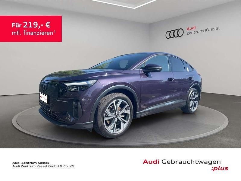 Auroraviolett metallic Gebraucht 2023 Audi Q4 Sportback e-tron Sport SUV | 32.990 € (Guter Preis) - Bild 1/3