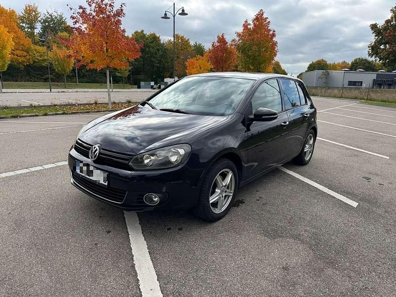 Schwarz Gebraucht 2009 VW Golf VI Comfortline Kleinwagen | 4.500 € (Fairer Preis) - Bild 1/4