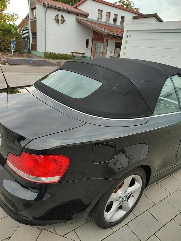 Gebraucht BMW 125 Cabriolet 2009 Schwarz Cabrio