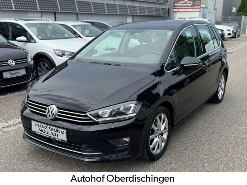 Schwarz Gebraucht 2017 VW Golf Sportsvan Comfortline Van / Kleinbus | 12.899 € (Fairer Preis) - Bild 1/4