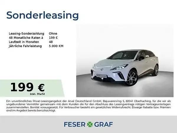 Weiss Neu 2024 MG MG4 EV Luxury Kleinwagen | 40.640 € (Guter Preis) - Bild 1/4