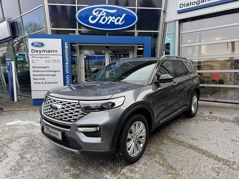 Grau Gebraucht 2023 Ford Explorer Platinum SUV | 49.990 € (Fairer Preis) - Bild 1/4