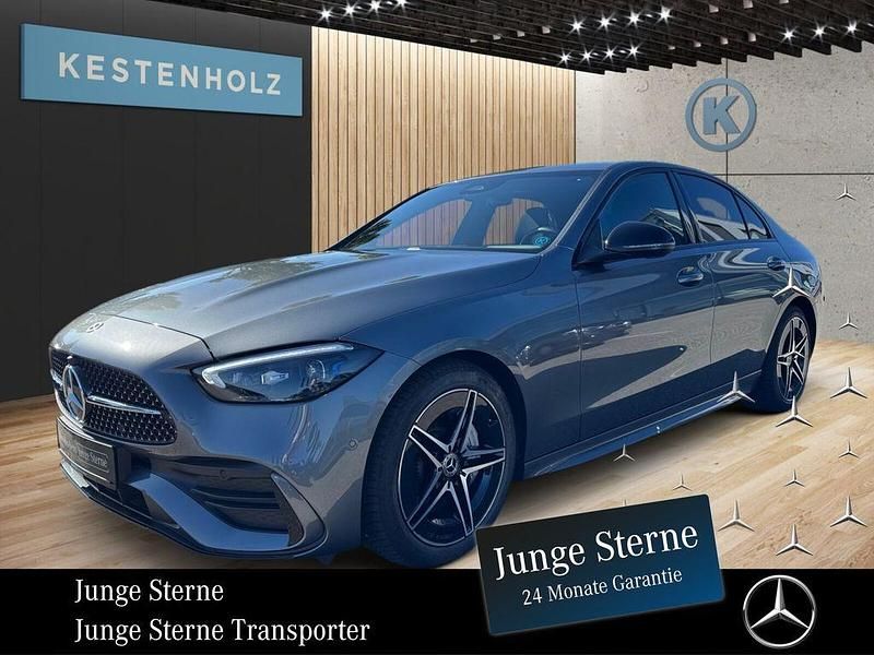 Metalliclack selenitgrau Gebraucht 2024 Mercedes C300 AMG Limousine | 48.330 € (Fairer Preis) - Bild 1/4