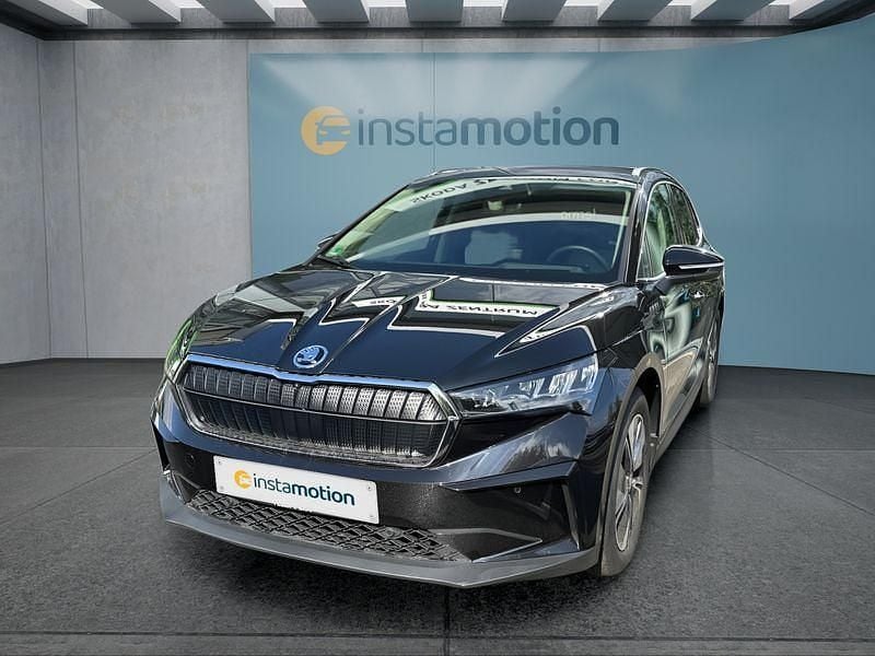 Schwarz Gebraucht 2023 Skoda Enyaq iV SUV | 37.749 € (Guter Preis) - Bild 1/4