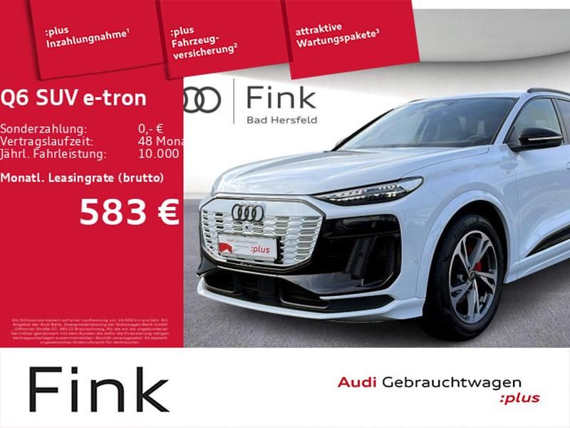 Gebraucht Audi Q6 e-tron S-Line 185 kW (252 PS) 2025 Weiß SUV