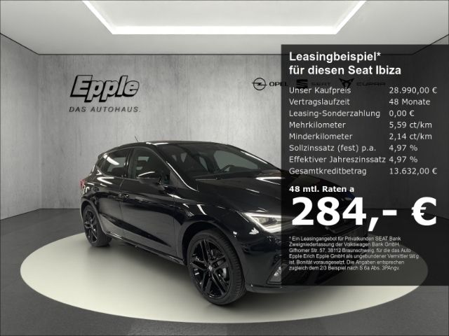 Schwarz Neu 2025 Seat Ibiza Black Edition Limousine | 28.990 € (Teuer) - Bild 1/4