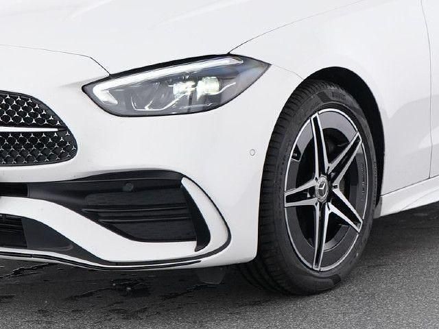 Gebraucht Mercedes C220 AMG line 200 PS (147 kW) 2023 Polarweiss  unilack Limousine