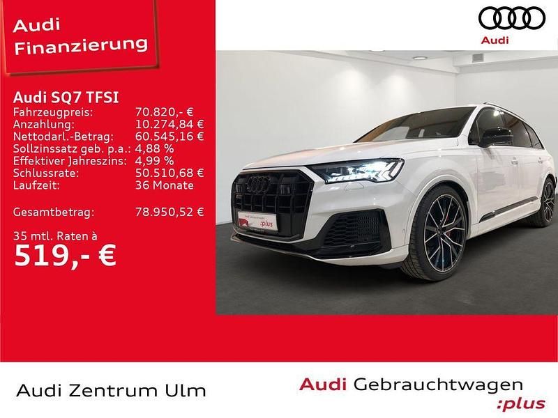 Gletscherweiß metallic Gebraucht 2022 Audi SQ7 Ambiente SUV | 81.980 € (Etwas zu teuer) - Bild 1/4