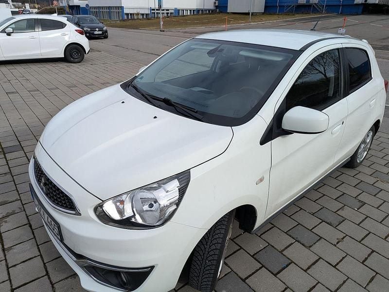 Gebraucht Mitsubishi Space Star Edition+ 80 PS (58 kW) 2018 Weiß Kleinwagen