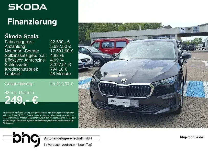 Gebraucht Skoda Scala Selection 116 PS (85 kW) 2025 Kleinwagen