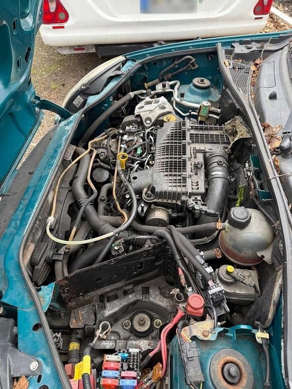 Gebraucht Renault Kangoo 82 PS (60 kW) 2004 Grün Van / Kleinbus