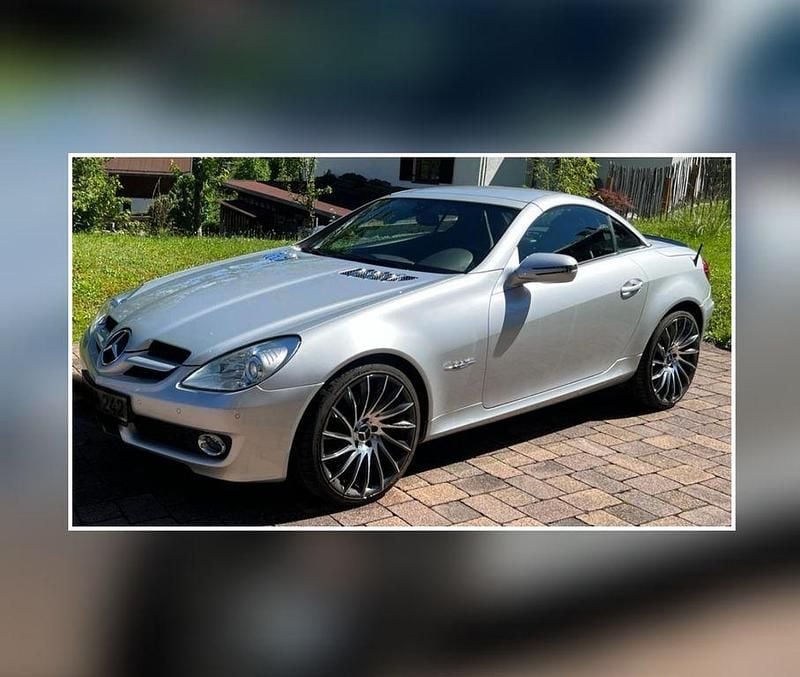 Grau Gebraucht 2010 Mercedes SLK200 Cabrio | 6.800 € (Superpreis) - Bild 1/4