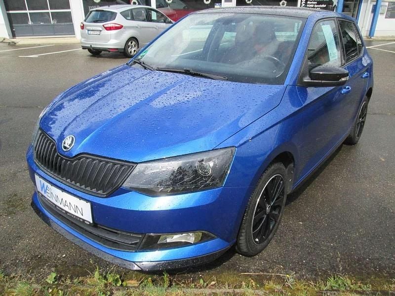 Modra race/race blue Gebraucht 2018 Skoda Fabia Monte Carlo Kleinwagen | 11.990 € (Fairer Preis) - Bild 1/4