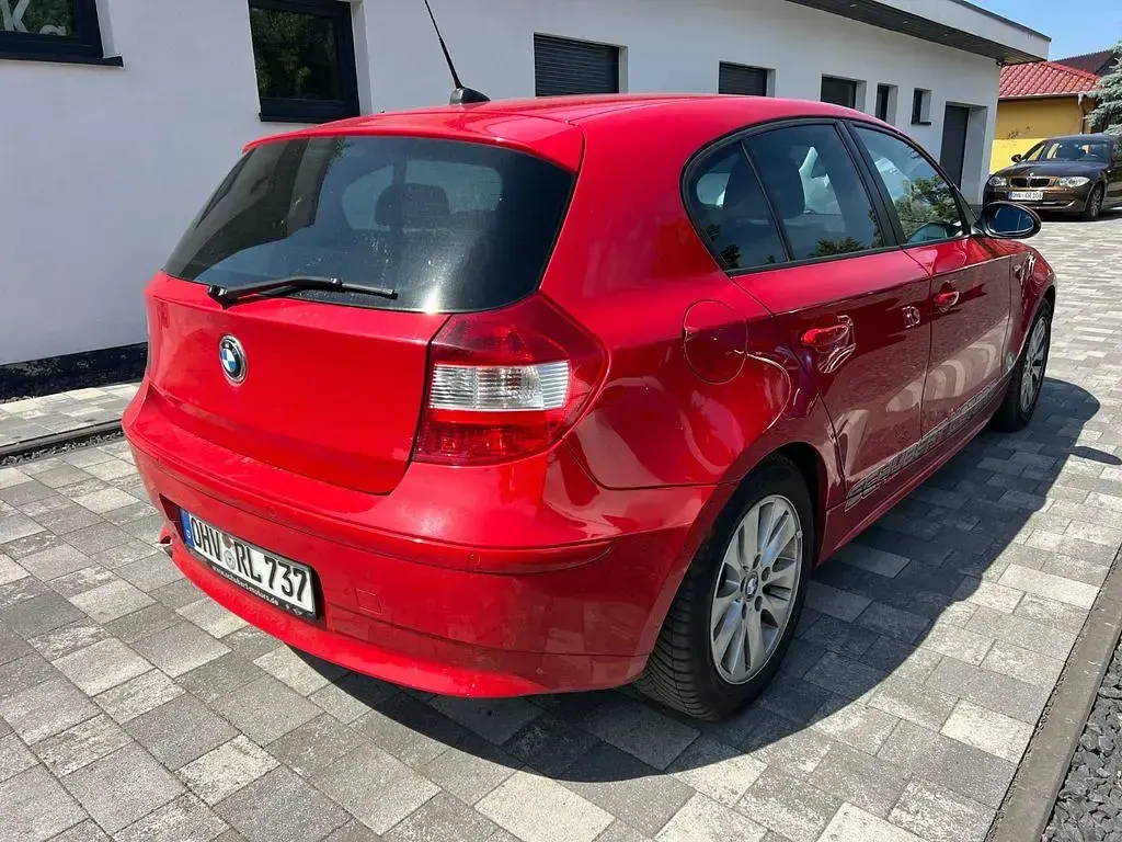 Gebraucht BMW 116 Advantage 116 PS (85 kW) 2007 Rot Kleinwagen