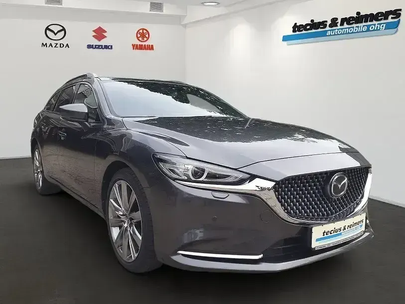 Gebraucht Mazda 6 Edition 194 PS (142 kW) 2021 Matrixgrau metallic Kombi