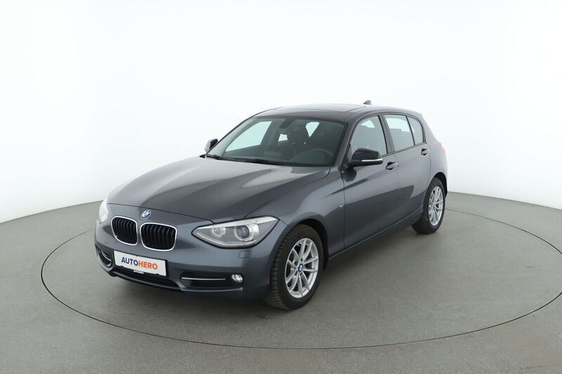 Grau Gebraucht 2014 BMW 116 Sport Line Kleinwagen | 14.520 € (Teuer) - Bild 1/4