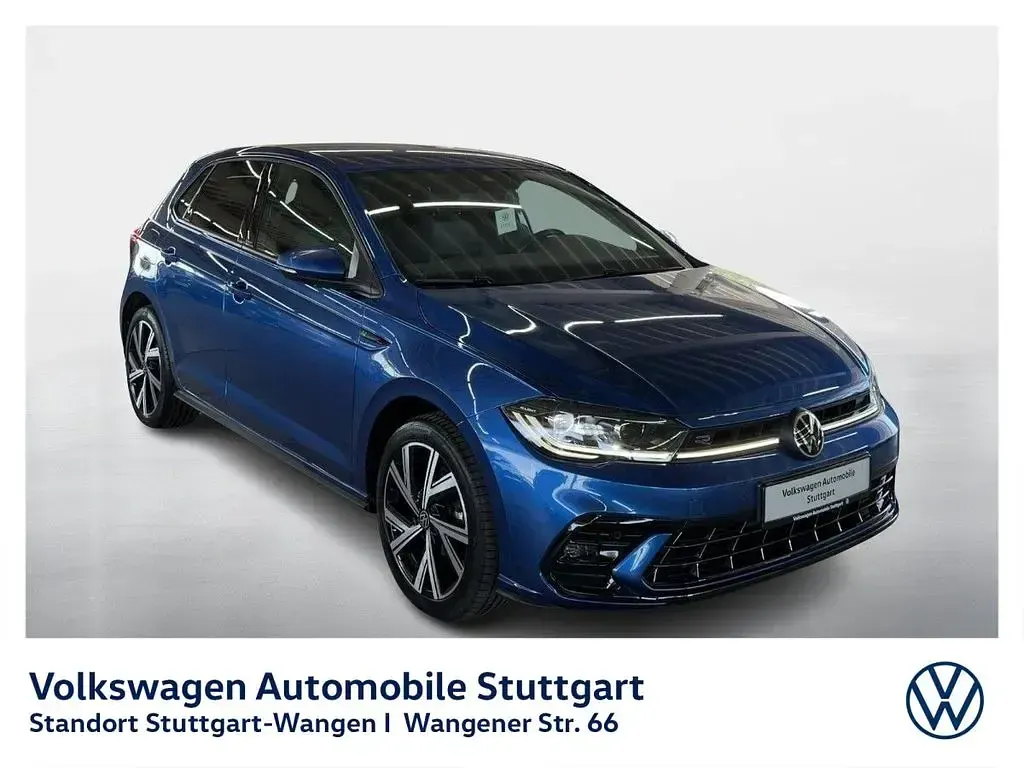 Gebraucht VW Polo R-line 95 PS (69 kW) 2022 Reef blue metallic Kleinwagen