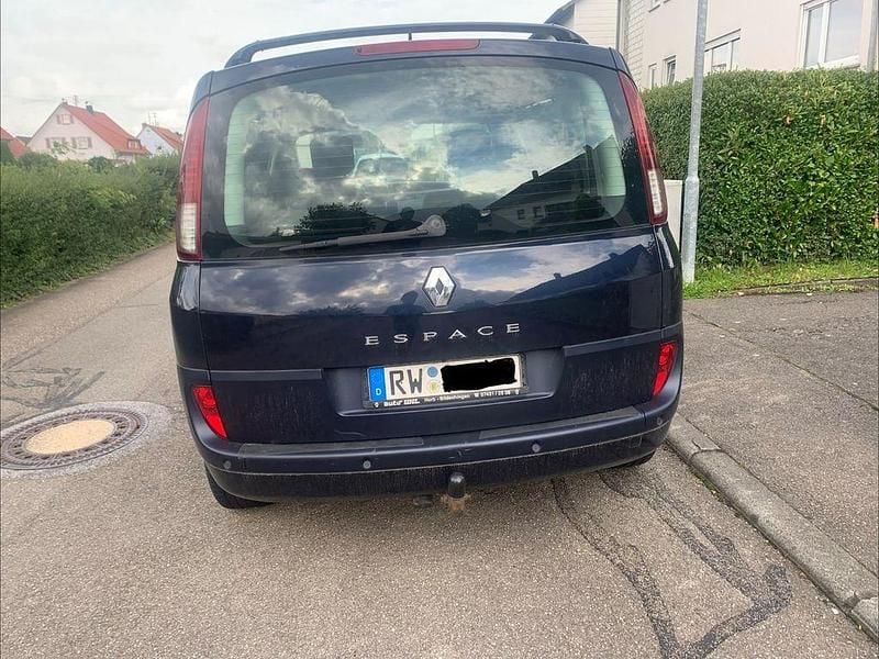 Gebraucht Renault Espace 170 PS (125 kW) 2007 Blau Van / Kleinbus