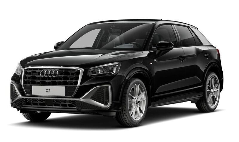 Mythosschwarz metallic Gebraucht 2024 Audi Q2 S-Line SUV | 37.990 € (Teuer) - Bild 1/4