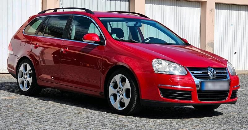 Gebraucht VW Golf V 105 PS (77 kW) 2008 Rot Kombi