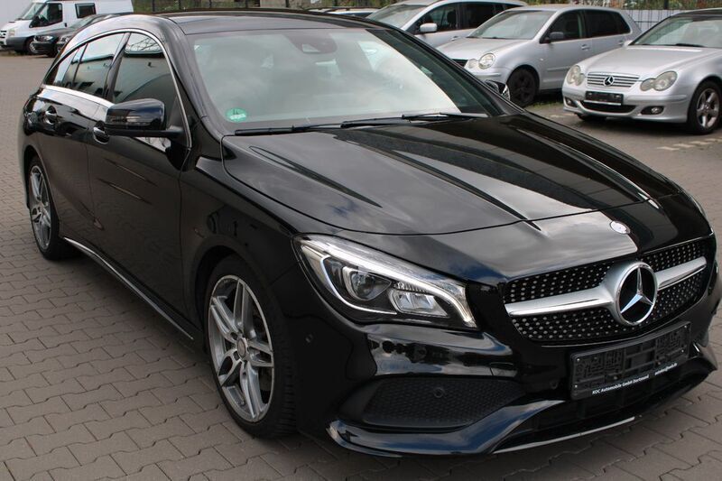 Kosmosschwarz metalliclack Gebraucht 2016 Mercedes CLA250 Shooting Brake AMG line Kombi | 20.990 € (Fairer Preis) - Bild 1/4
