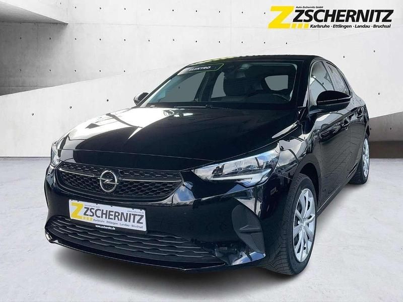 Gebraucht Opel Corsa-e Edition 100 kW (136 PS) 2022 Diamant schwarz/karbon schwarz Kleinwagen