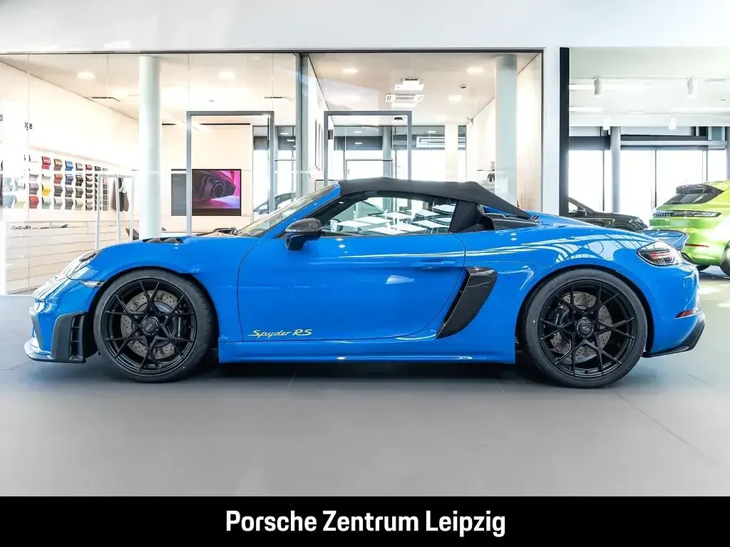 Neu Porsche 718 Spyder RS 500 PS (367 kW) 2026 Blau Cabrio