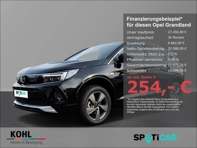 Schwarz Gebraucht 2023 Opel Grandland X Ultimate SUV | 27.450 € (Fairer Preis) - Bild 1/4