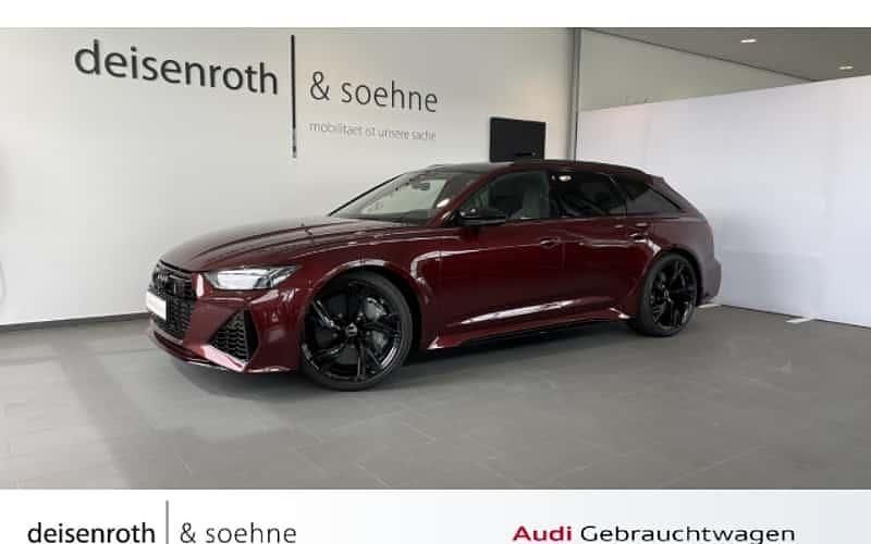 Rot Gebraucht 2024 Audi RS6 Comfort Kombi | 139.970 € - Bild 1/3