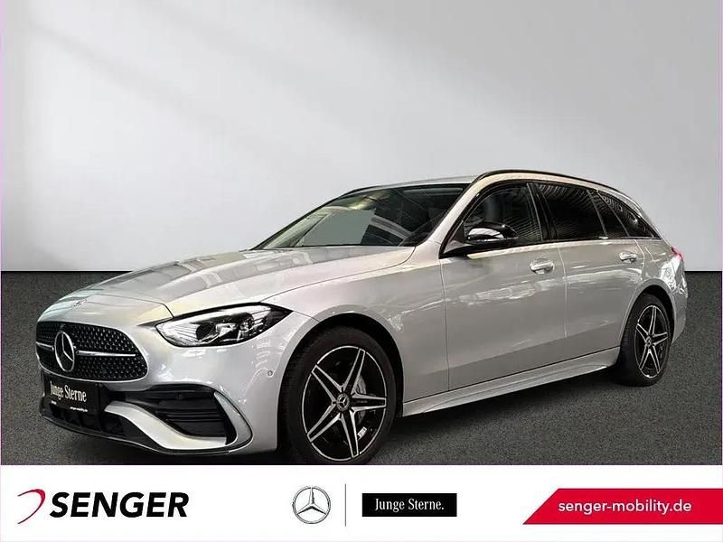 Lack hightechsilber Gebraucht 2022 Mercedes C300e AMG line Kombi | 33.769 € (Etwas zu teuer) - Bild 1/1