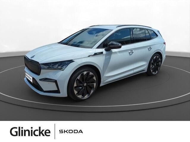 Weiß Gebraucht 2022 Skoda Enyaq iV SportLine SUV | 32.980 € (Fairer Preis) - Bild 1/4