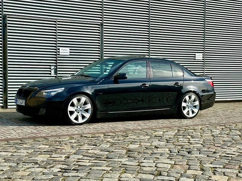 Schwarz Gebraucht 2008 BMW 525 Limousine | 7.500 € (Teuer) - Bild 1/4
