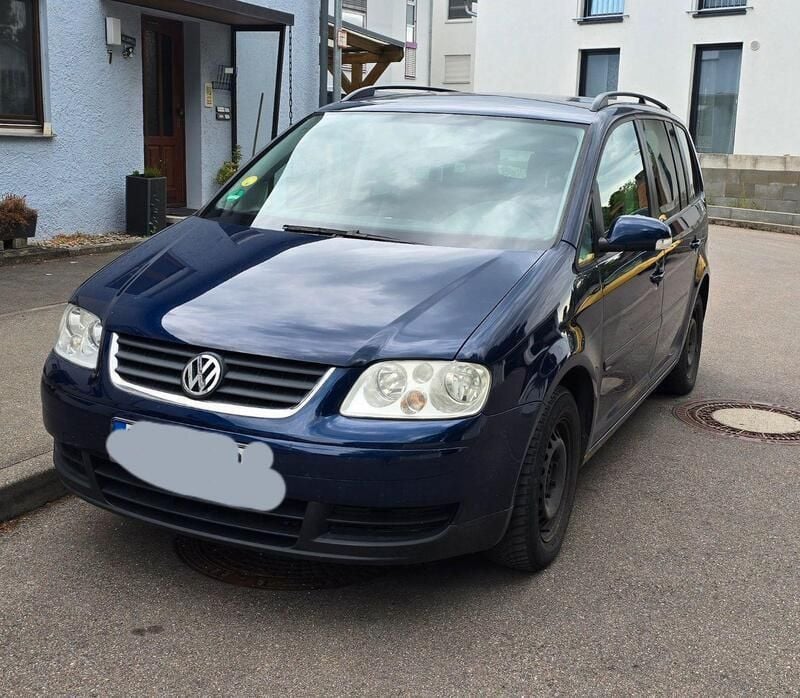Blau Gebraucht 2005 VW Touran Trendline Van / Kleinbus | 1.300 € (Superpreis) - Bild 1/4