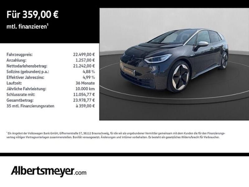 Second-hand VW ID.3 Pro Performance 150 kW (204 CP) 2020 Gri Hatchback
